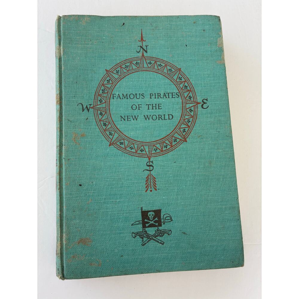 Famous Pirates of the New World A B C Whipple 1958 HC First Print Random House